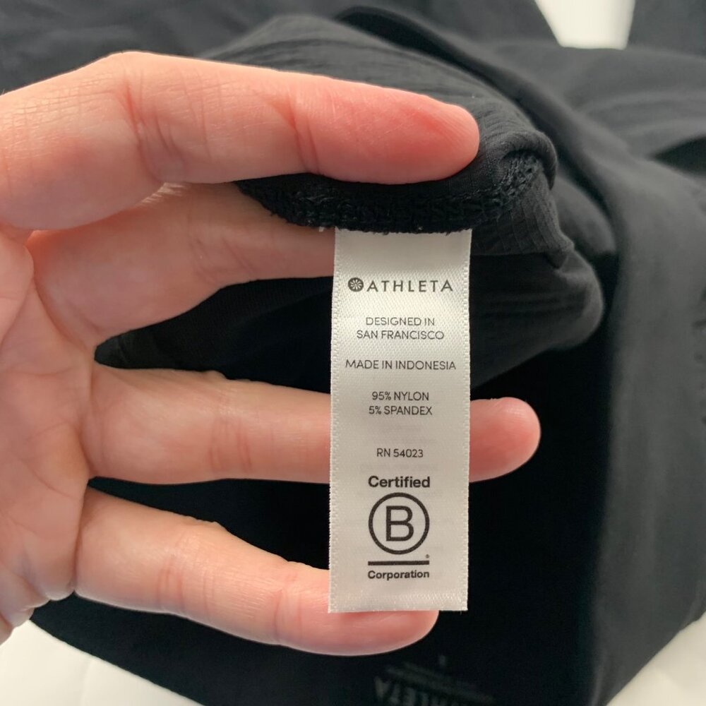 Athleta Black Quick Dry Nylon Bermuda Shorts 4 - Picture 4 of 6